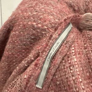 Women's Pink checchi e checchi blanket/scarf